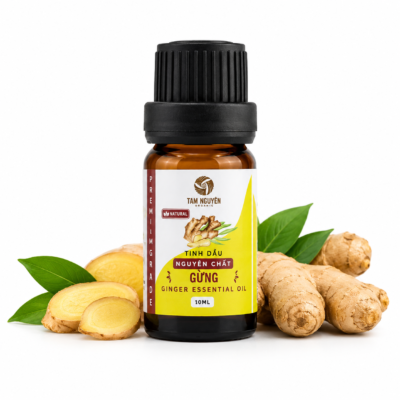 Tinh Dầu Gừng Nguyên Chất 10ml | Tam Nguyên Organic