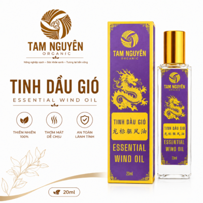 Tinh Dầu Gió Tam Nguyên ( 7ml) - Tam Nguyên Organic