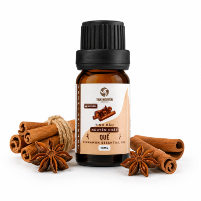 Tinh Dầu Quế Nguyên Chất 10ml | Tam Nguyên Organic
